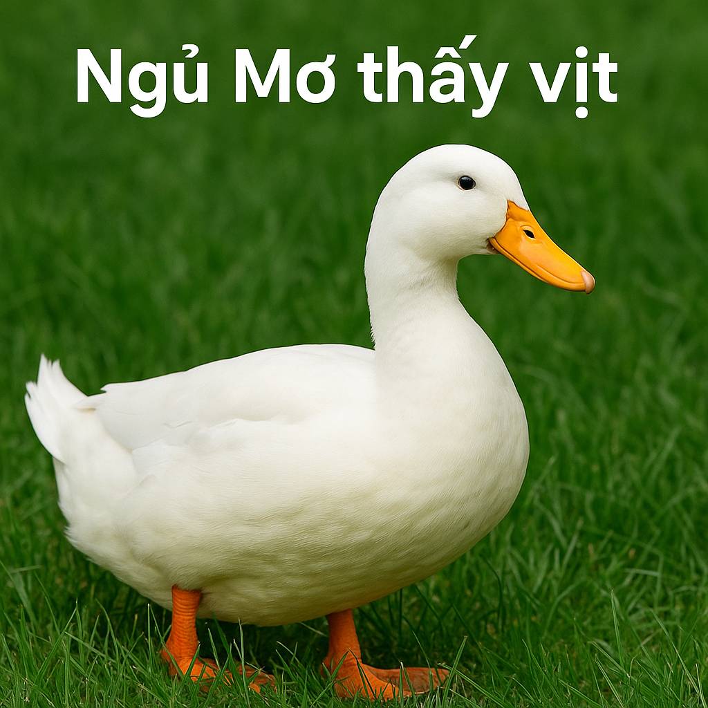 Mơ thấy vịt là điềm gì? Đánh số mấy