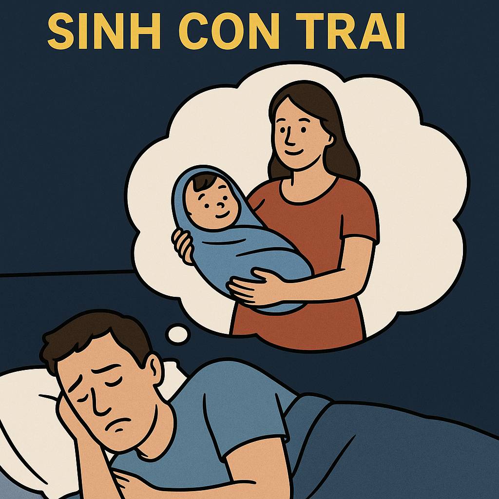Mơ thấy vợ sinh con trai là điềm gì? Đánh số mấy
