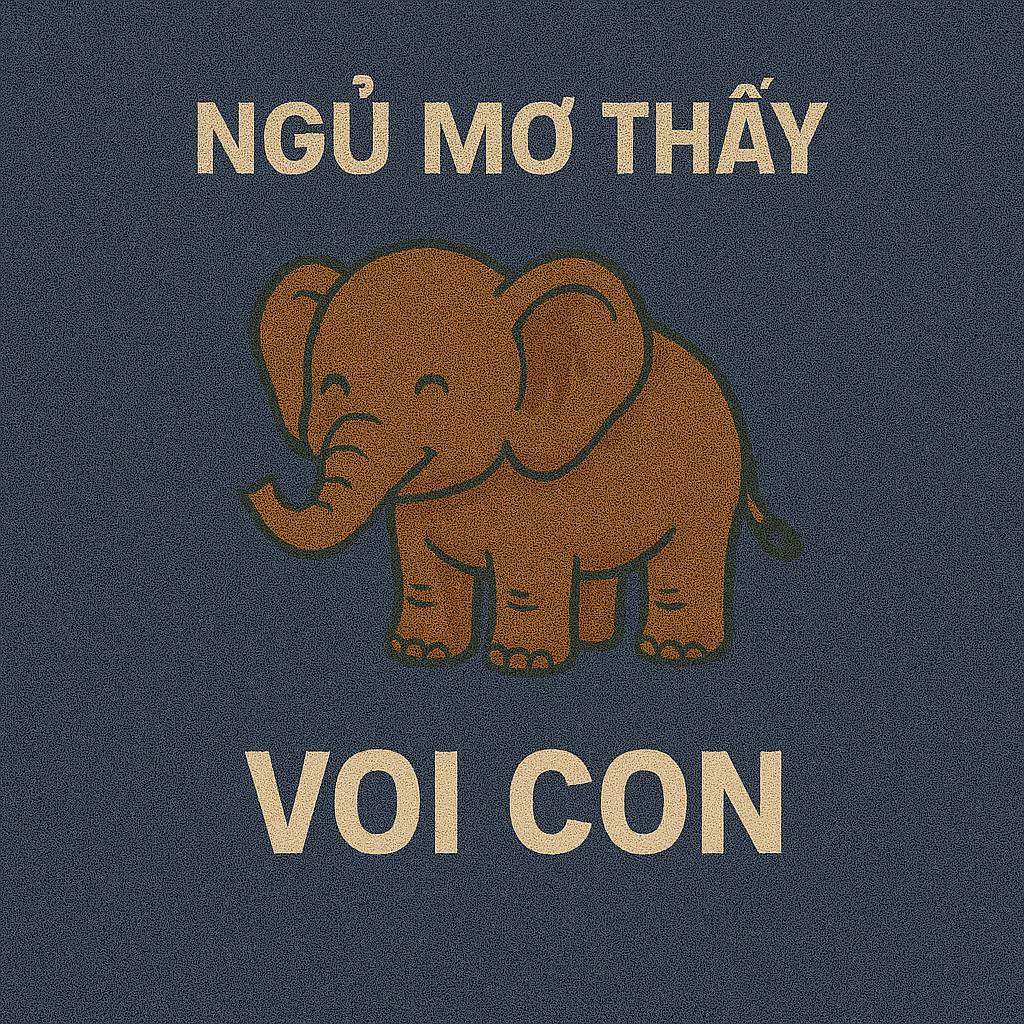 Mơ thấy voi con là điềm gì? Đánh số mấy?