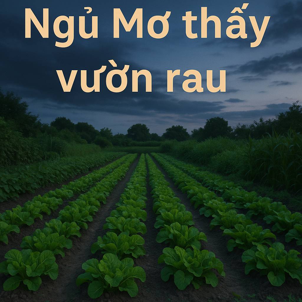 Mơ thấy vườn rau là điềm gì? Đánh số mấy