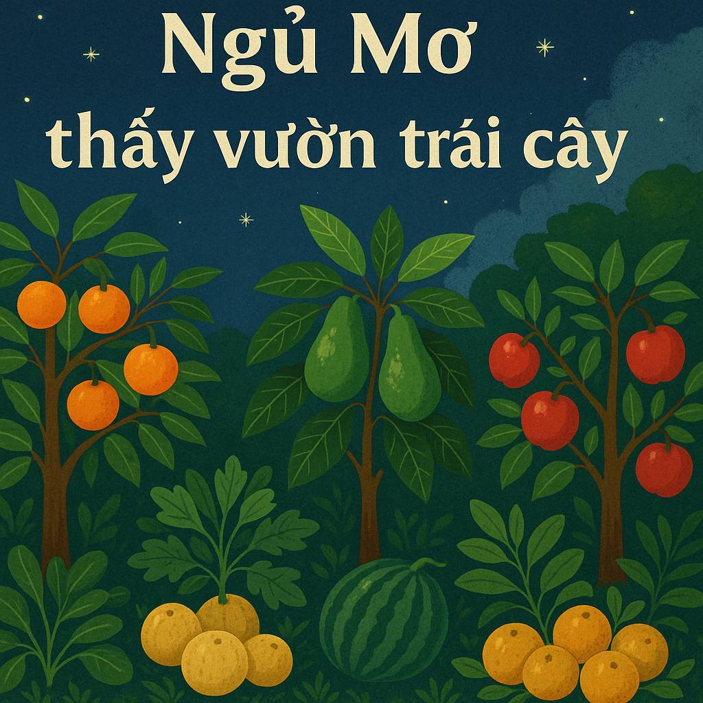 Mơ thấy vườn trái cây là điềm gì? Đánh số mấy