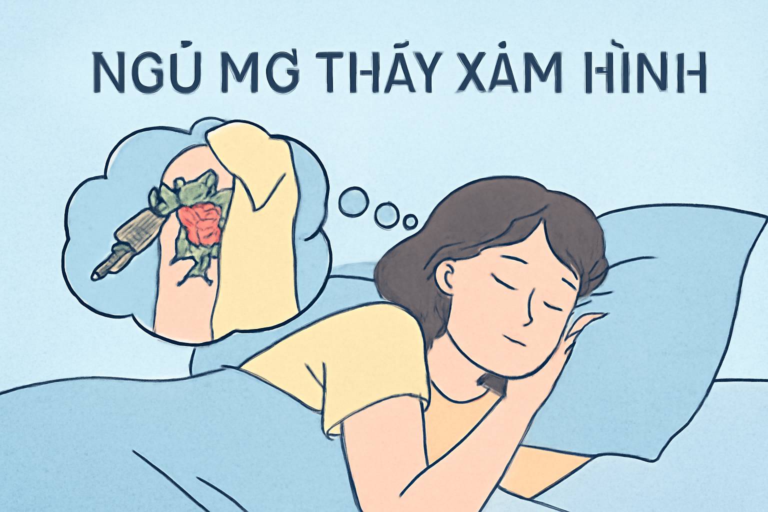 Mơ thấy xăm hình là điềm gì? Đánh số mấy