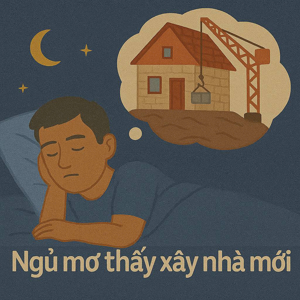 Mơ thấy xây nhà mới là điềm gì? Đánh số mấy