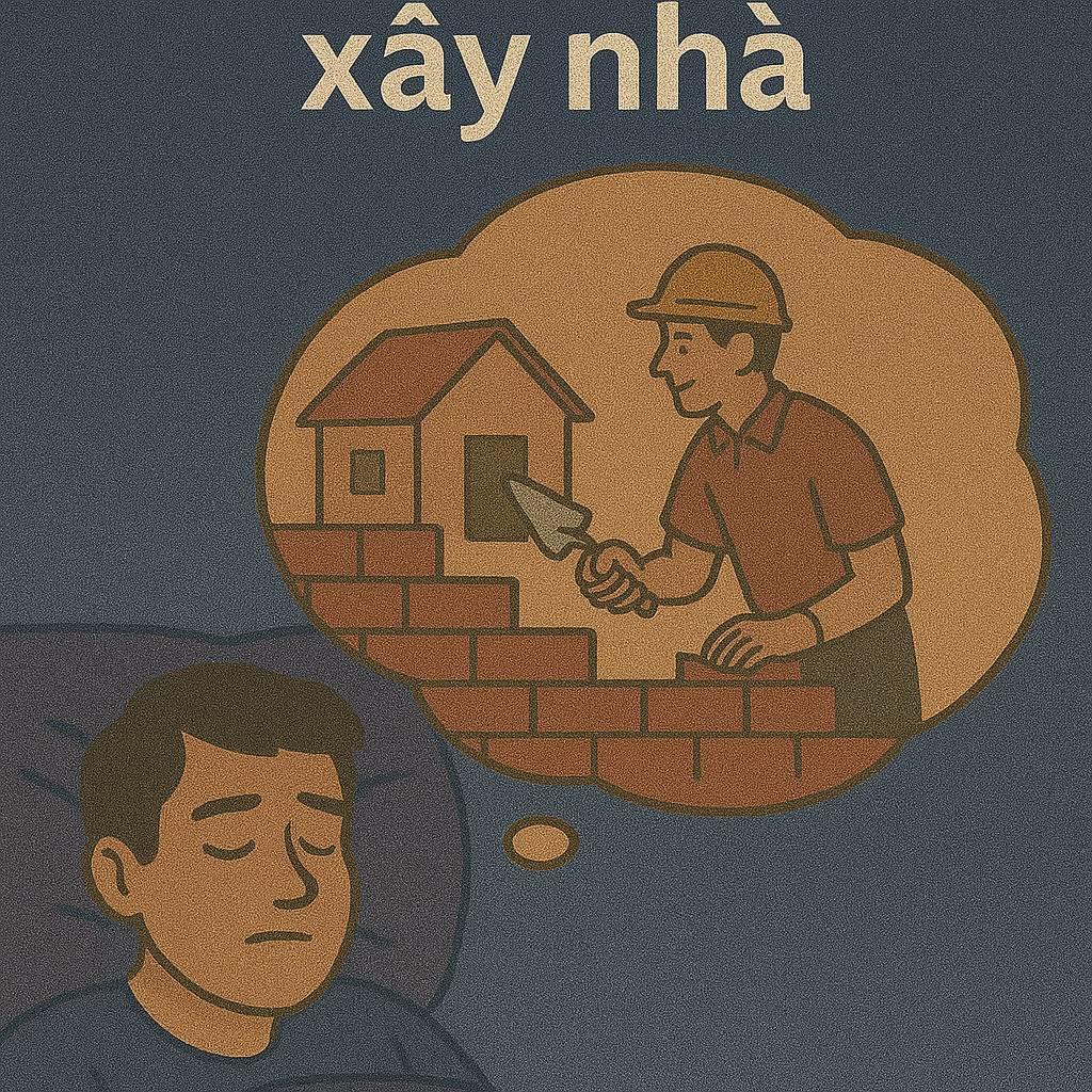 Mơ thấy xây nhà là điềm gì? Đánh số mấy?