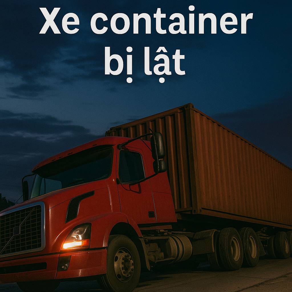 Mơ thấy xe container bị lật là điềm gì? Đánh số mấy