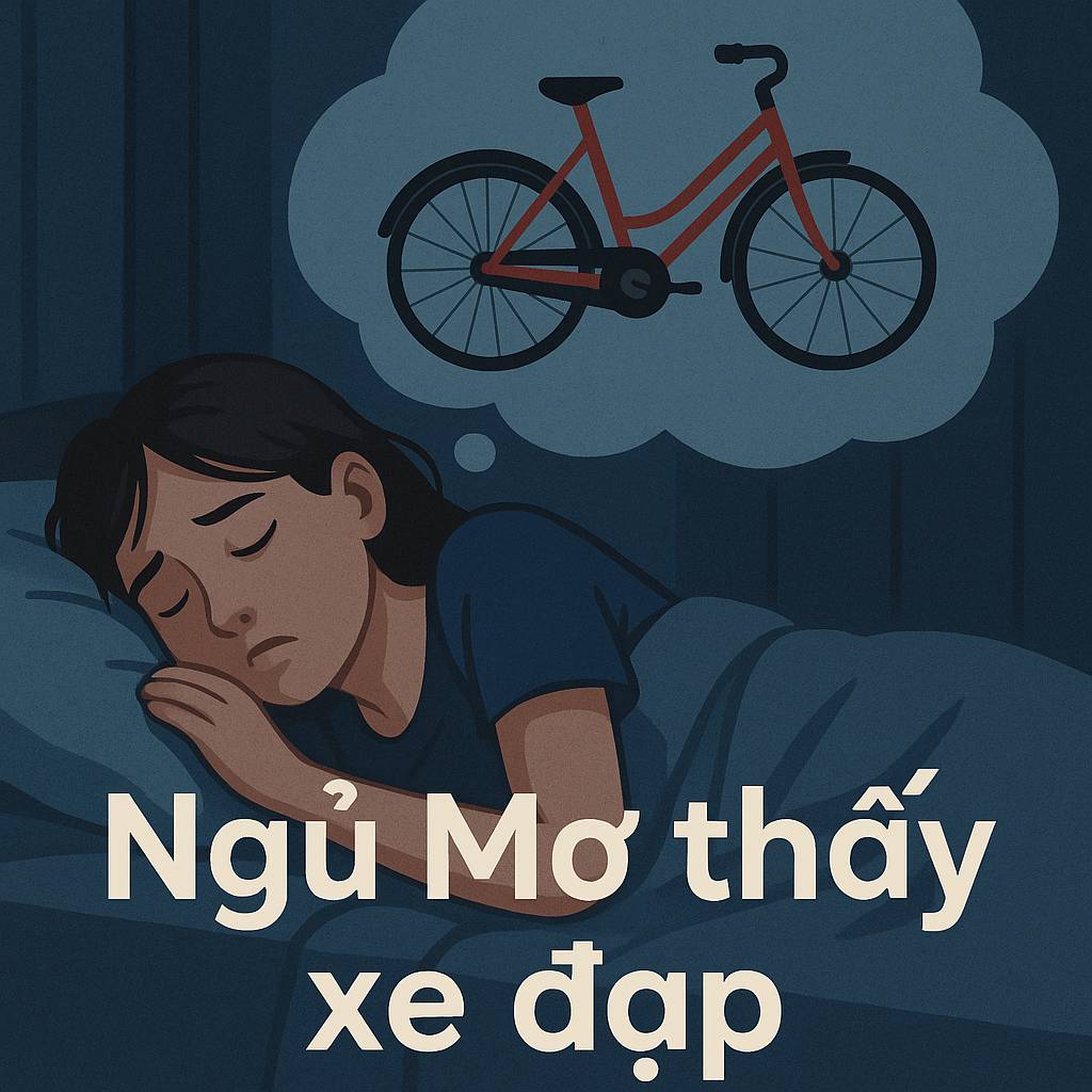 Mơ thấy xe đạp là điềm gì? Đánh số mấy?