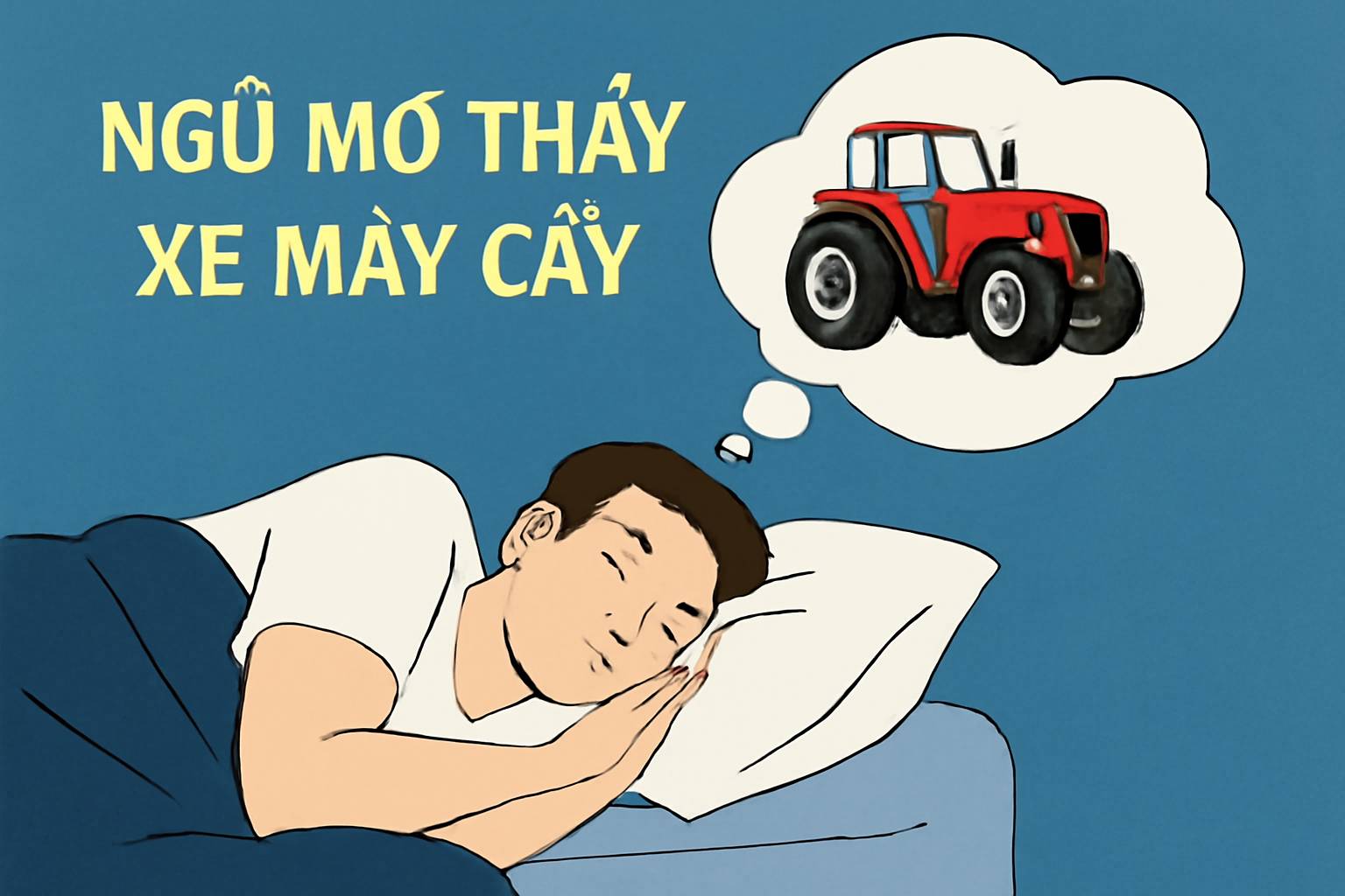 Mơ thấy xe máy cày là điềm gì? Đánh số mấy