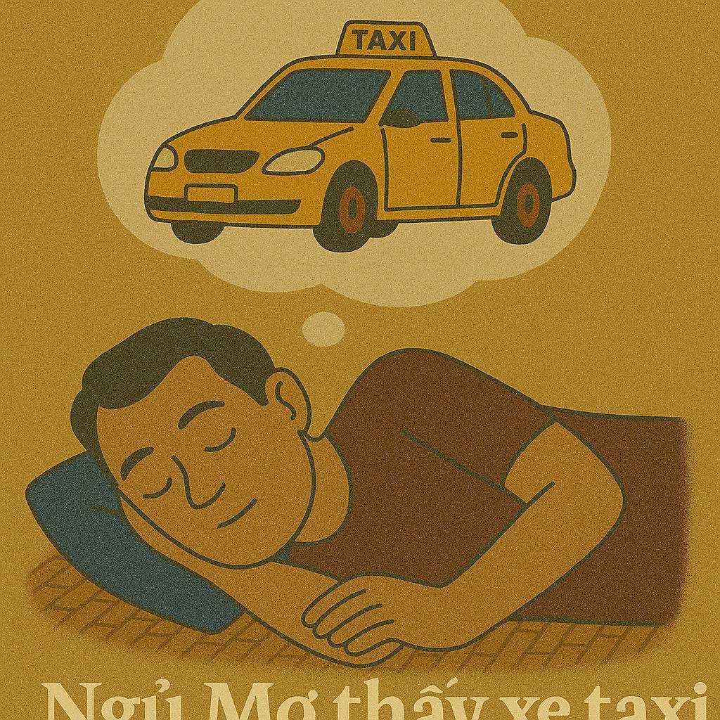 Mơ thấy xe taxi là điềm gì? Đánh số mấy
