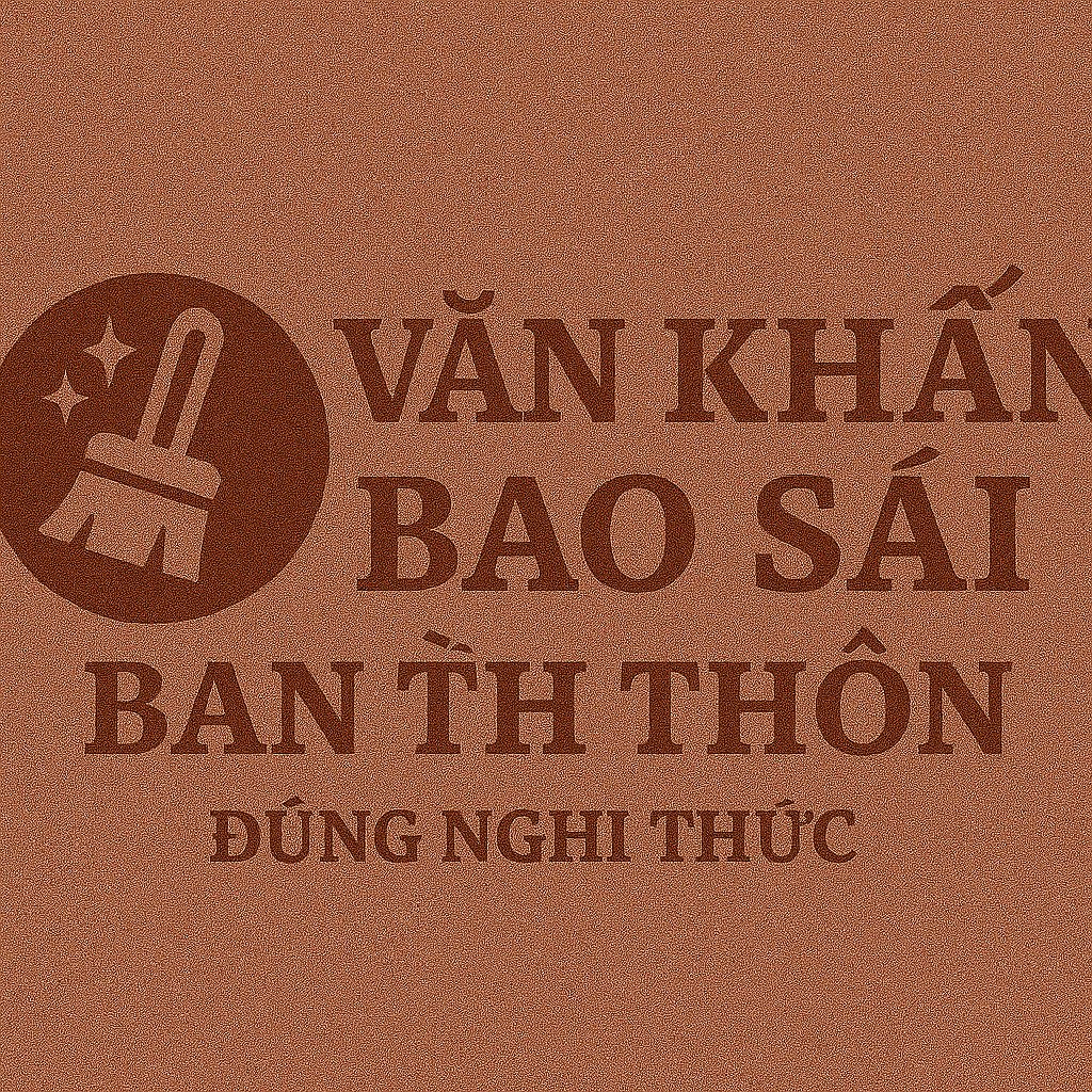 Văn khấn bao sái bàn thờ 2026 đúng nghi thức