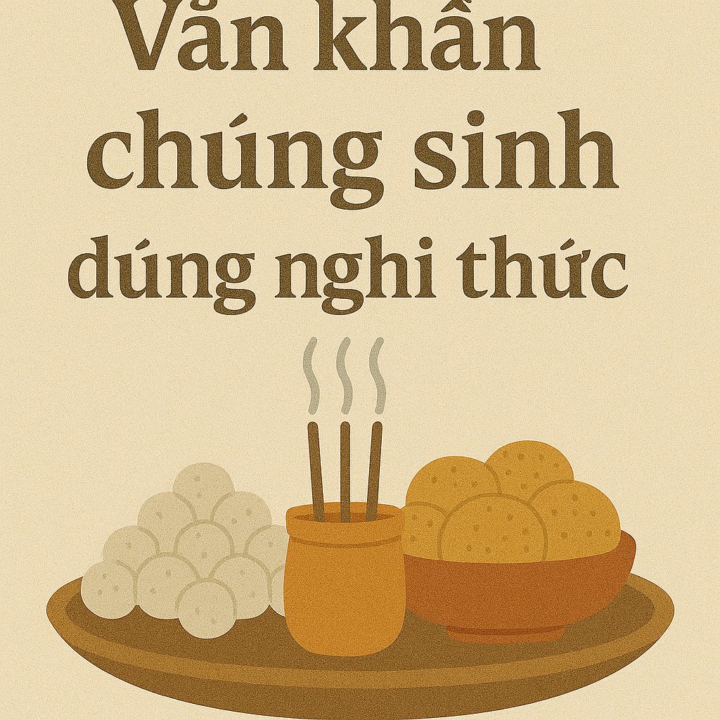 Văn khấn chúng sinh 2026 đúng nghi thức