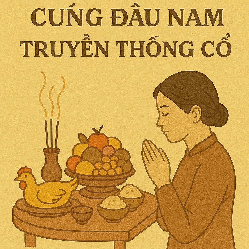 Văn khấn cúng đầu năm 2026 truyền thống cổ