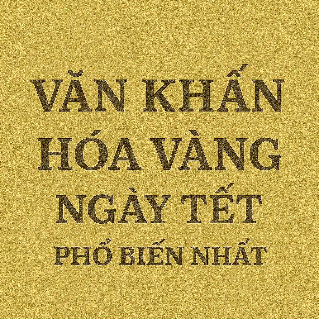 Văn khấn hoá vàng ngày Tết Bính Ngọ 2026 phổ biến nhất