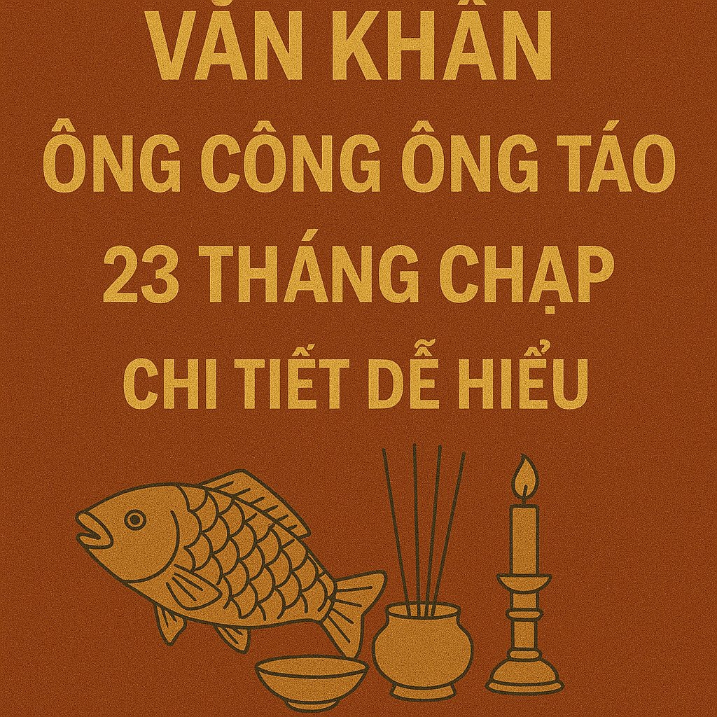 Văn khấn Gia tiên ngày Ông Công Ông Táo 23/12/2026 phổ biến #1
