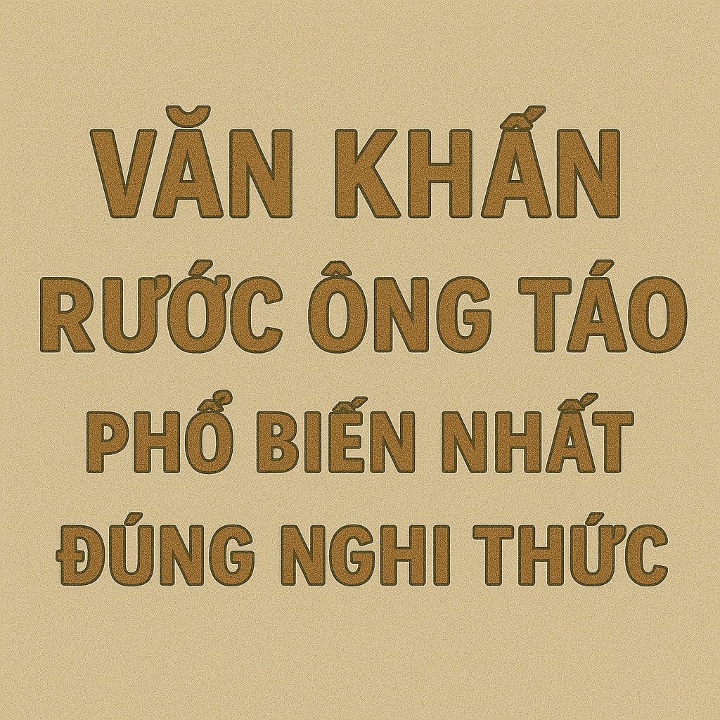 5 Mẫu Văn khấn rước ông táo 2026 phổ biến nhất đúng nghi thức