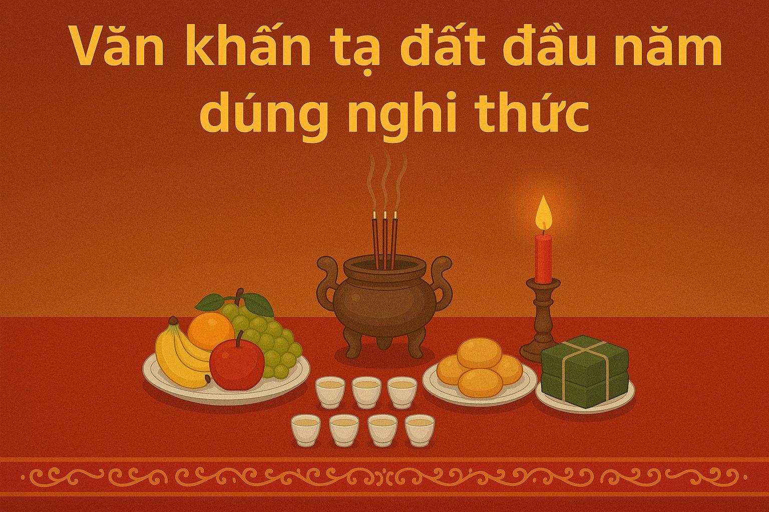 Văn khấn tạ đất đầu năm, cuối năm, nhập trạch 2026 đúng nghi thức