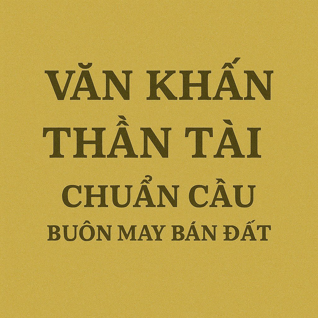 5 mẫu Văn khấn Thần Tài cầu buôn may bán đắt chuẩn nhất 2/2026 