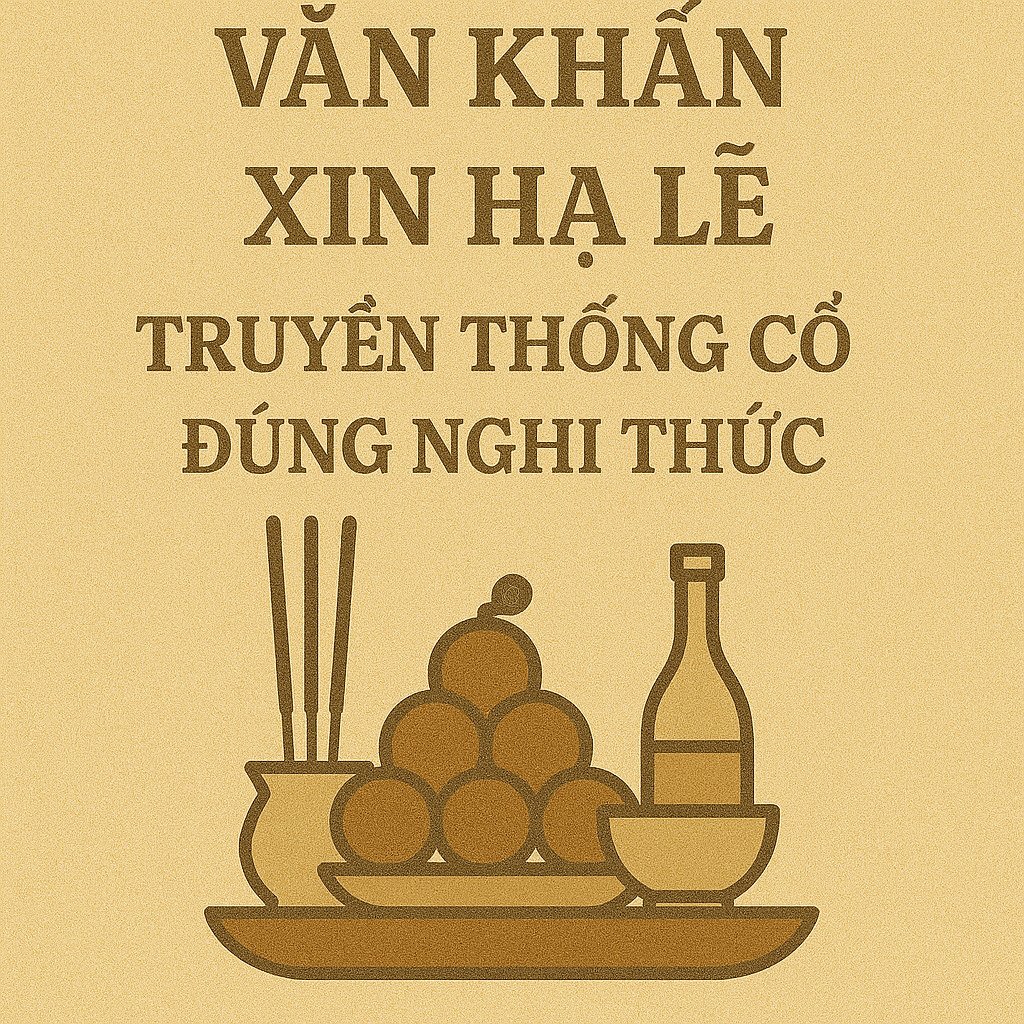 Văn khấn xin hạ lễ 2026 truyền thống cổ đúng nghi thức