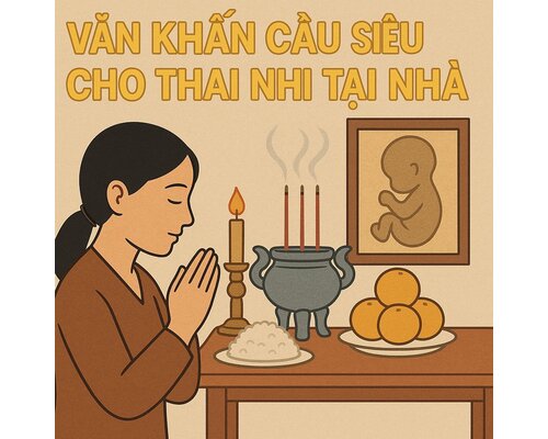 Văn khấn cầu siêu cho thai nhi tại nhà
