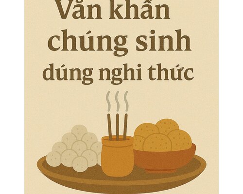 Văn khấn chúng sinh đúng nghi thức
