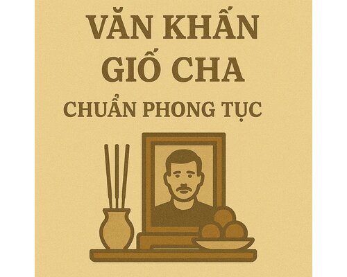 Văn khấn giỗ cha chuẩn phong tục