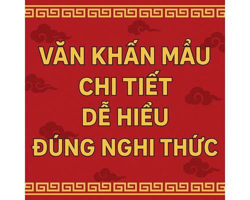 Văn khấn mẫu chi tiết dễ hiểu đúng nghi thức