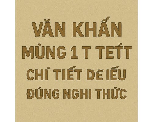 Văn khấn Mùng 1 Tết chi tiết dễ hiểu đúng nghi thức