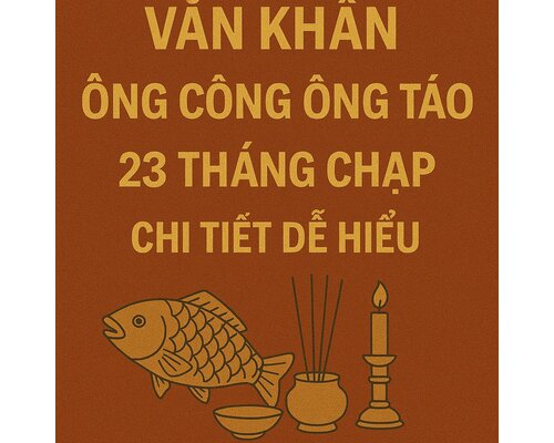 Văn khấn Gia tiên ngày Ông Công Ông Táo 23 tháng Chạp phổ biến nhất