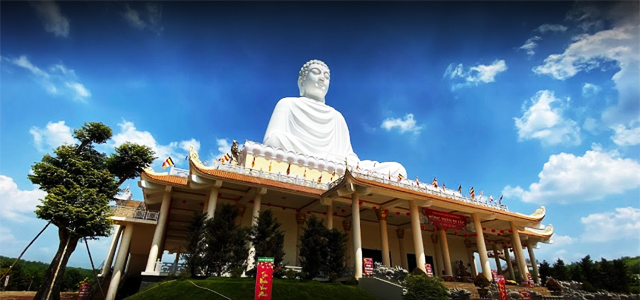 Chùa Phật Quốc Vạn Thành ở đâu, tượng phật ngồi lớn nhất ở Bình Phước