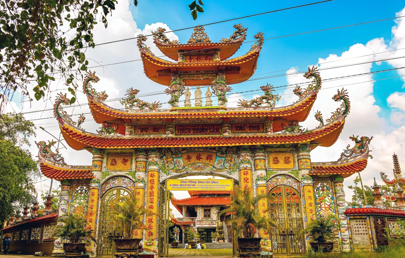 Chùa Thiền Lâm - Điểm du lịch tâm linh nổi tiếng Cà Mau