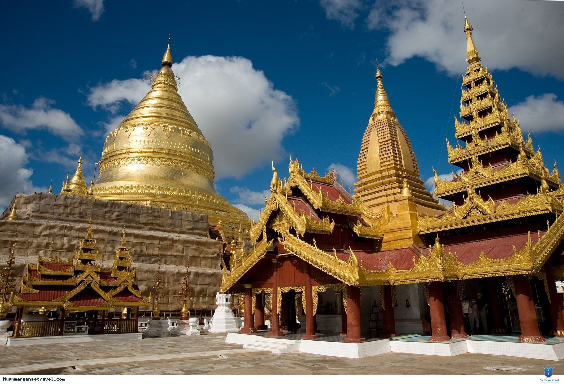 Chùa Vàng Shwezigon,Chua Vang Shwezigon | Bagan, Myanmar, Du lịch