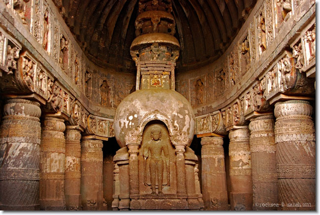 Chùa hang Ajanta - Ấn Độ - KhoaHoc.tv