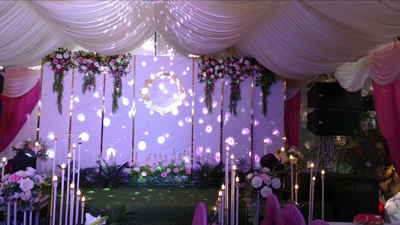 #1 Sân khấu đám cưới đẹp nhất tại nhà - Tổ chức sự kiện Hà Nội