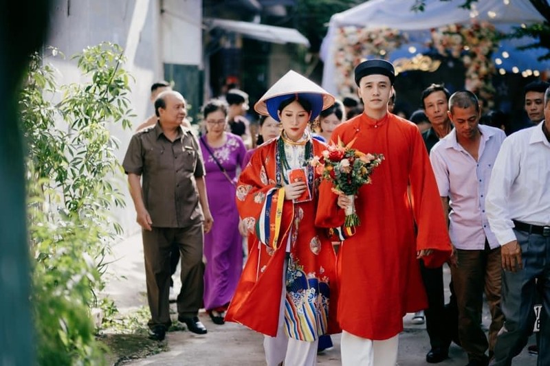 Độc đáo cổ phục Việt trong đám cưới tại Cao Bằng