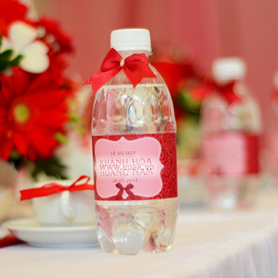 Top 10 mẫu thiết kế nhãn chai nước suối đám cưới đẹp nhất hiện nay ...