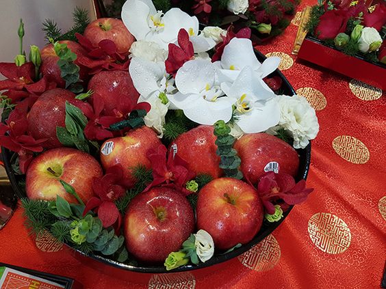 Mâm trái cây trong ngày cưới